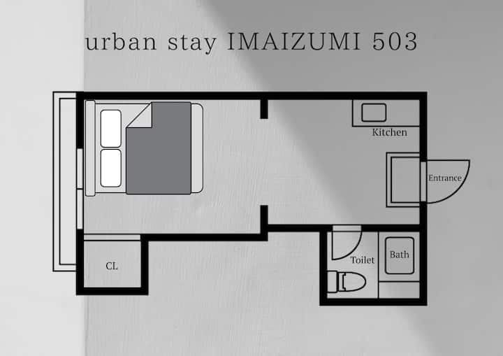 Urban Stay Imaizumi 503 | 5 Min To Tenjin Station - Fukuoka, Japan