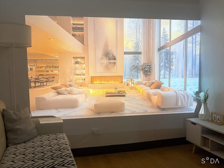 Cozy Minimalist Staycation W/ Projector•imus - Bacoor