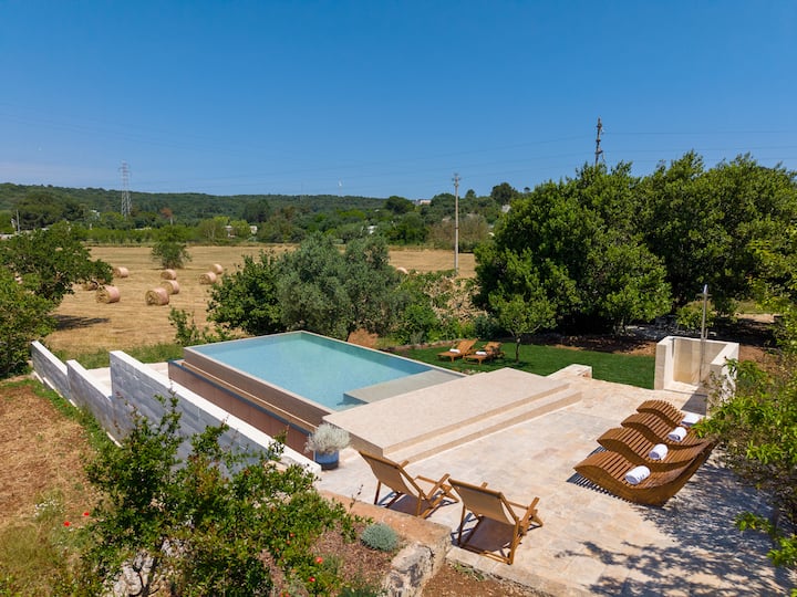 Masseria Casa Del Sud Con Piscina 12 Ospiti Ostuni - Apúlia