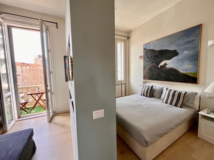Loft Design Sempione : Terrazzino Vista City Life - Milan
