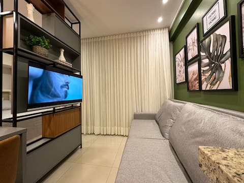Popular Airbnb listing: Serviced Apartment | Private Jacuzzi on the Balcony in Goiânia