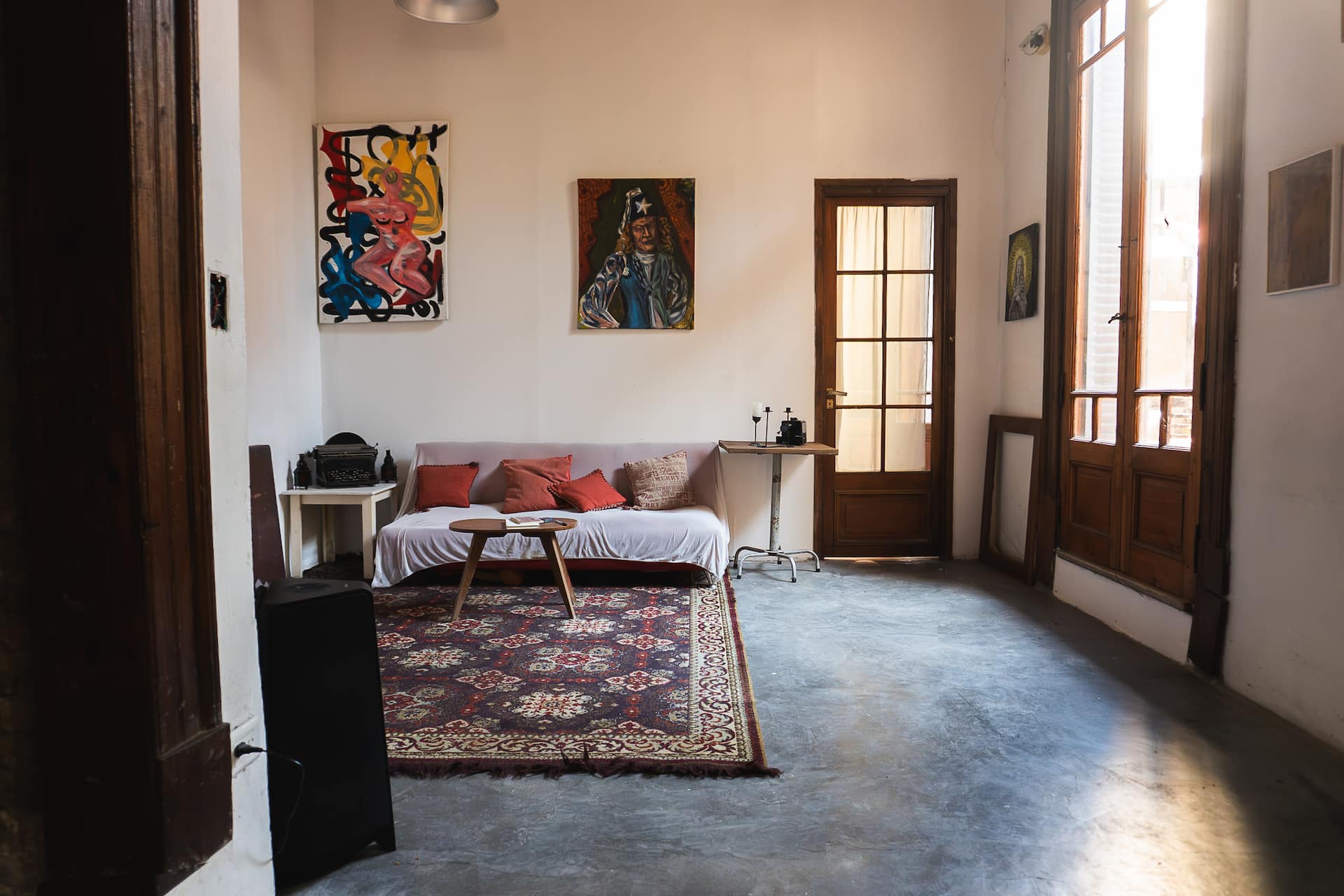 Quarto para duas pessoas em apartamento em San Telmo