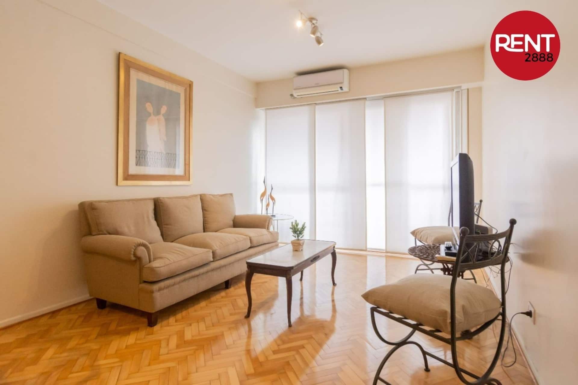 Apartamento mobiliado de 2 quartos em Palermo Hollywood