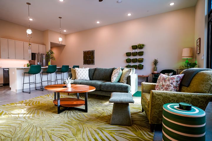 Peridot Suite - New (2bdrm/2bath) Loft Near Mass! - Lawrence, KS