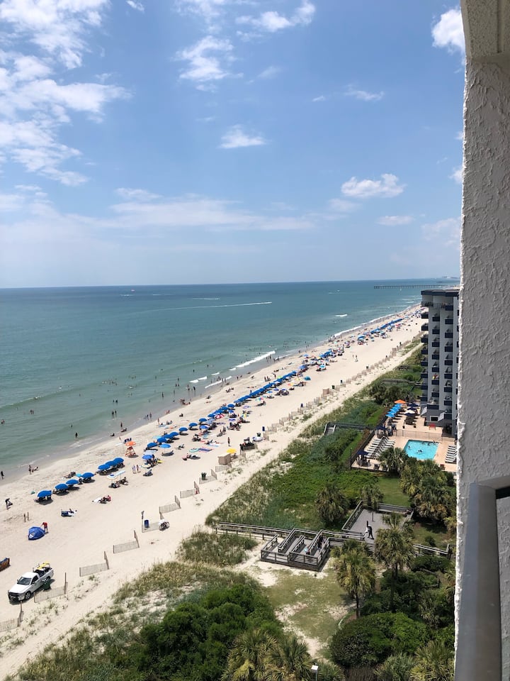 Mb Oceanfront 2br/2ba Condo On Top 12fl, 6, Pet Fr - Myrtle Beach, SC