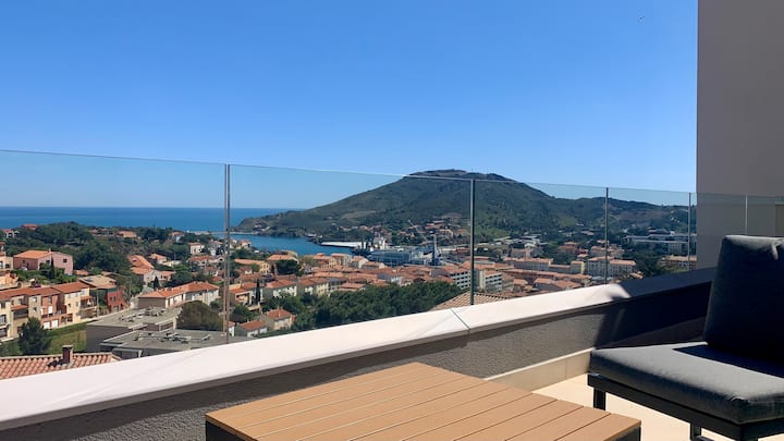 Villa Goupil  Vue Mer  6 Personnes - Cerbère