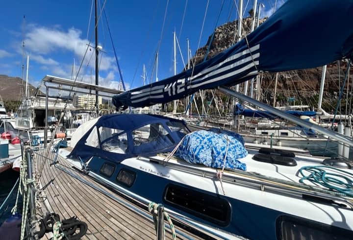 3 Min Zum Fähranleger Schlafen Auf Einer Yacht - La Gomera