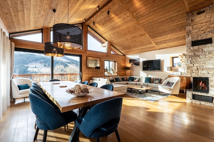 Superbe Chalet Avec Piscine à Courchevel Moriond - Courchevel