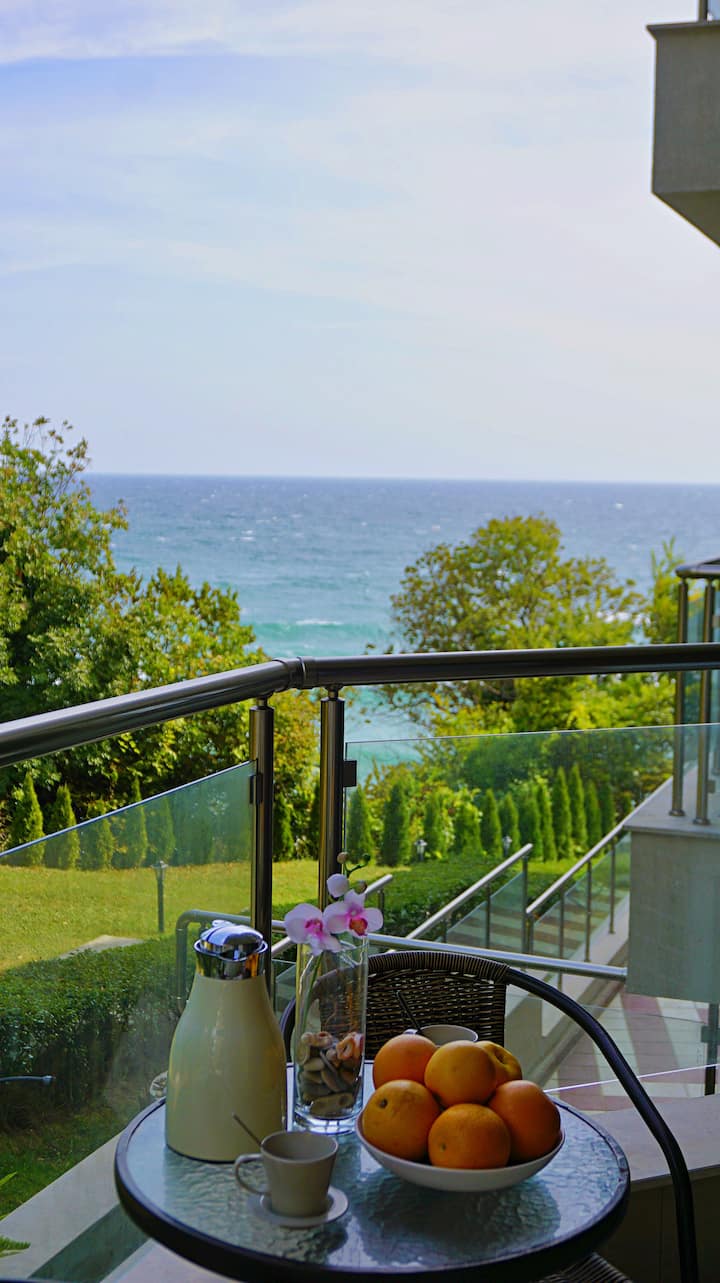 Byala Cliff A16 | 80m To Beach | Pool & Terrace - Obzor