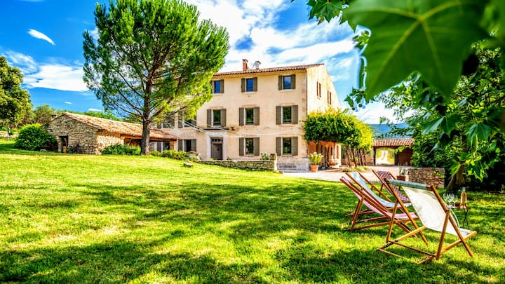 Bastide De Luxe Provence, 15 Pers, Clim, Piscine - Saint-Saturnin-lès-Apt