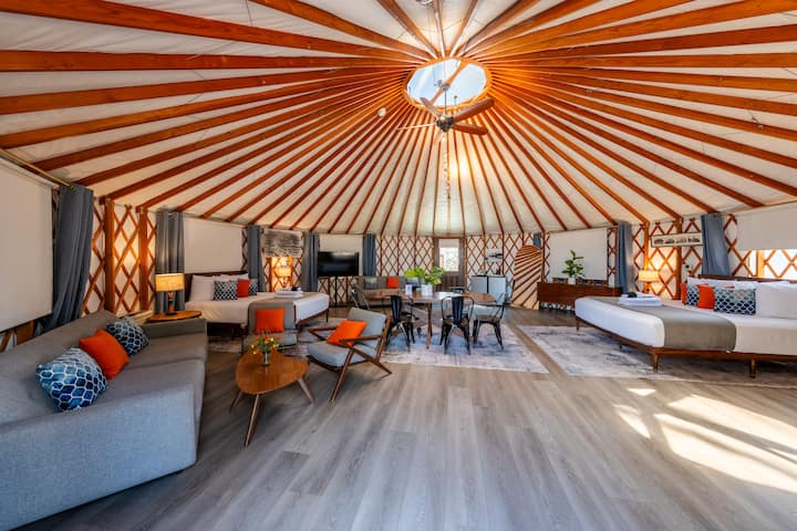 The Elsinore Yurt | Launch Pointe - Lake Elsinore, CA