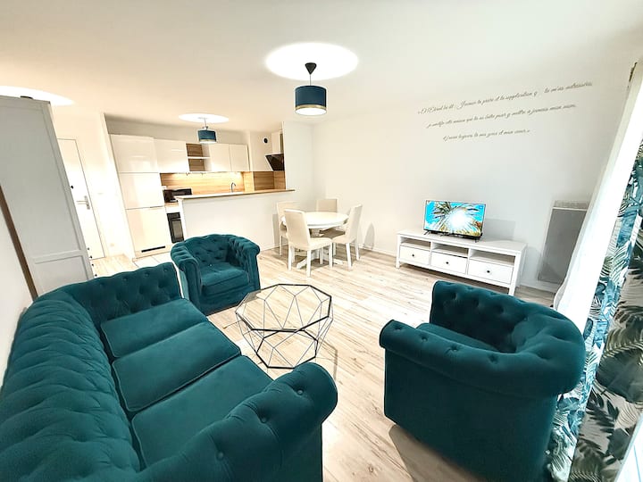 Escapade Cosy - Terrasse & Parking - Paris Orly - Vigneux-sur-Seine