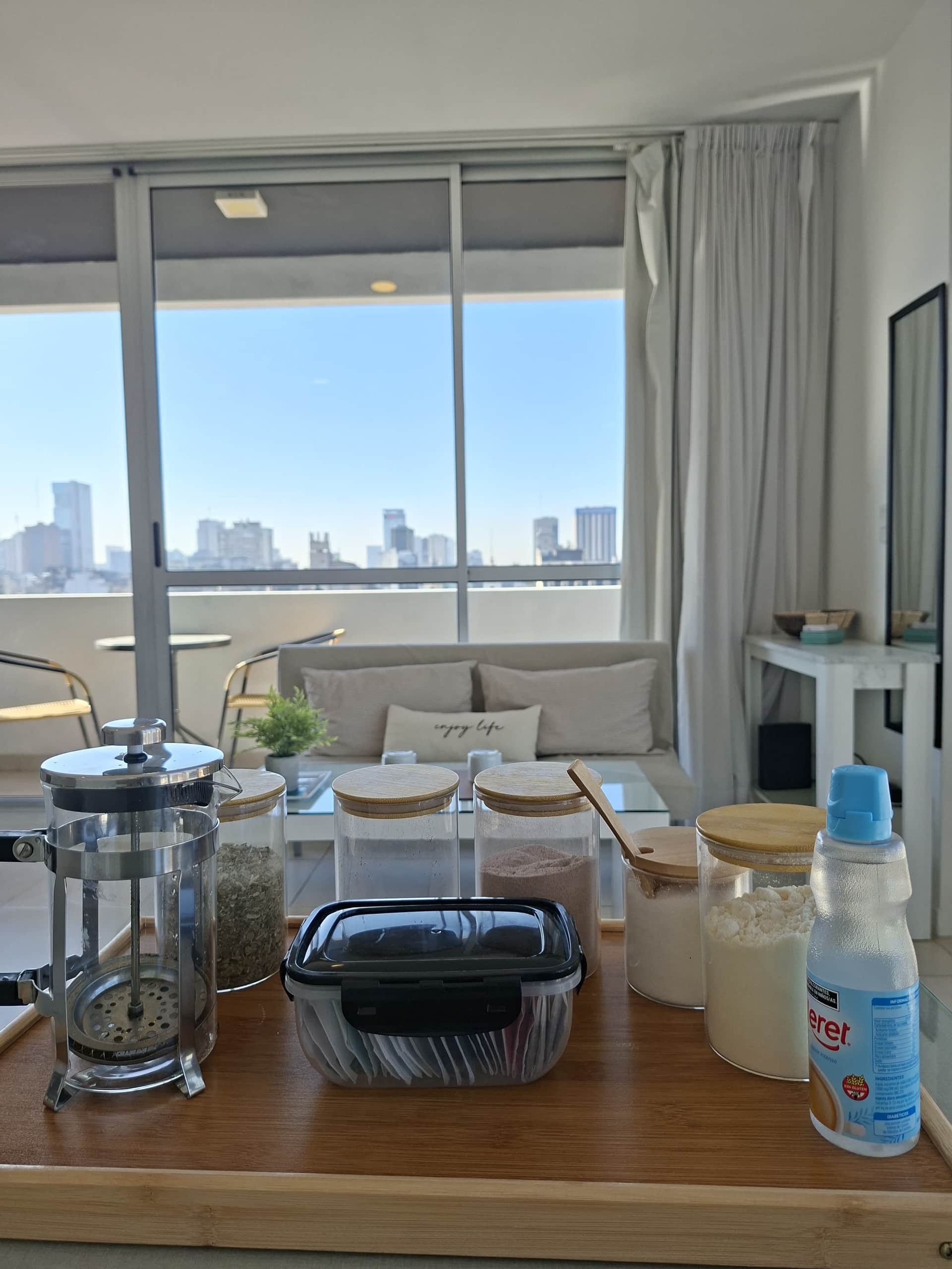 Studio apartment with panoramic Obelisco views in San Nicolás
