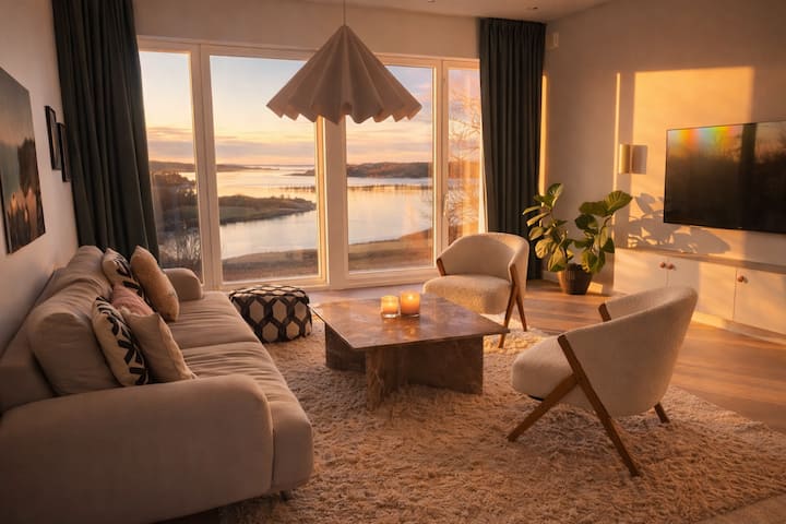 West Coast Luxury Villa With Pool & Sea View - Gothenburg