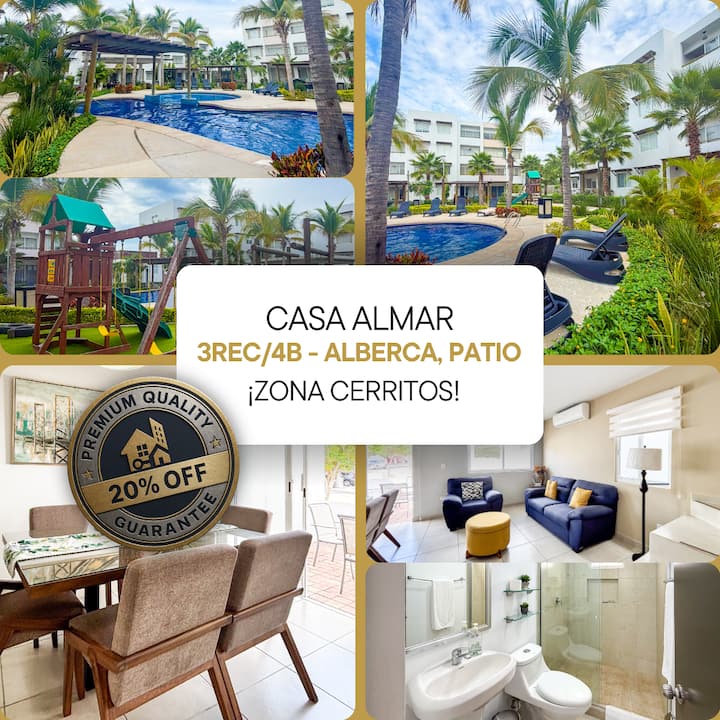 Jcasa En Mazatlán | Alberca Zona Cerritos 3rec/4b - Mazatlán
