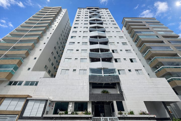 Apartamento Pé Na Areia Na Ocian Para 8 Pessoas - Praia Grande