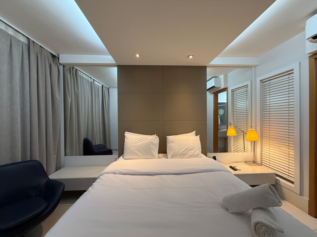 Top Airbnb: Flat de Luxo no Hotel Hilton Garden Inn em Cidade Jardim