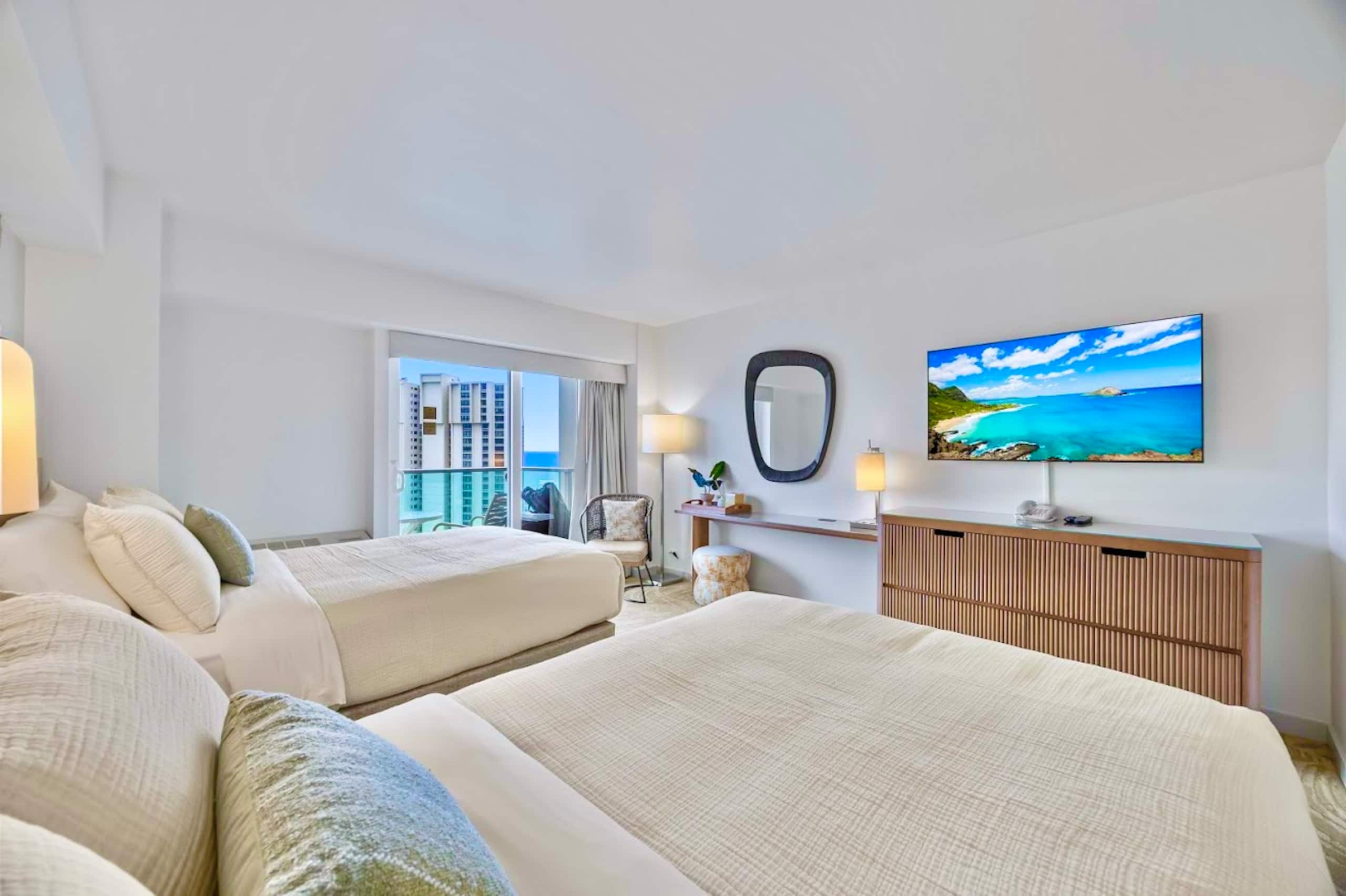 29F-Ocean View-Ala Moana Hotel-Premium Double Room - Image 4