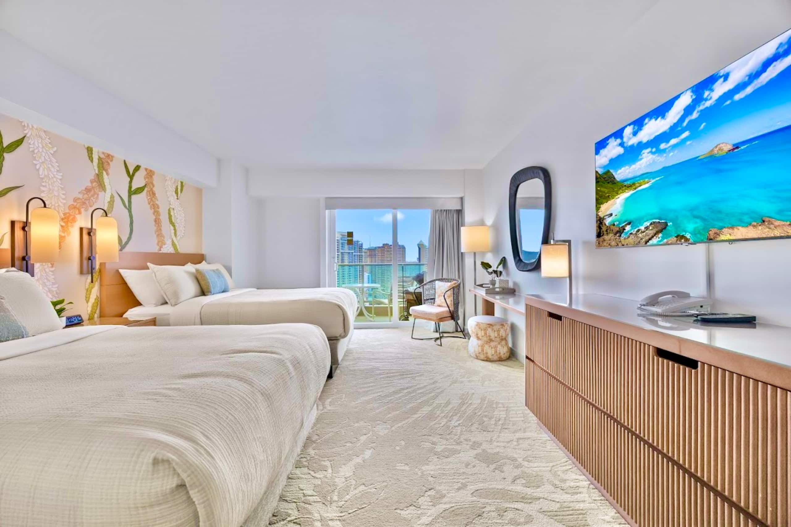 29F-Ocean View-Ala Moana Hotel-Premium Double Room - Image 1