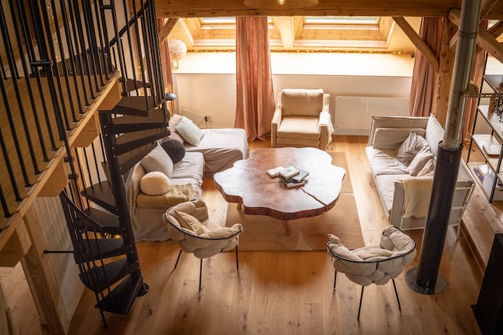 Chalet Esprit Loft Au Col De La Forclaz - Doussard