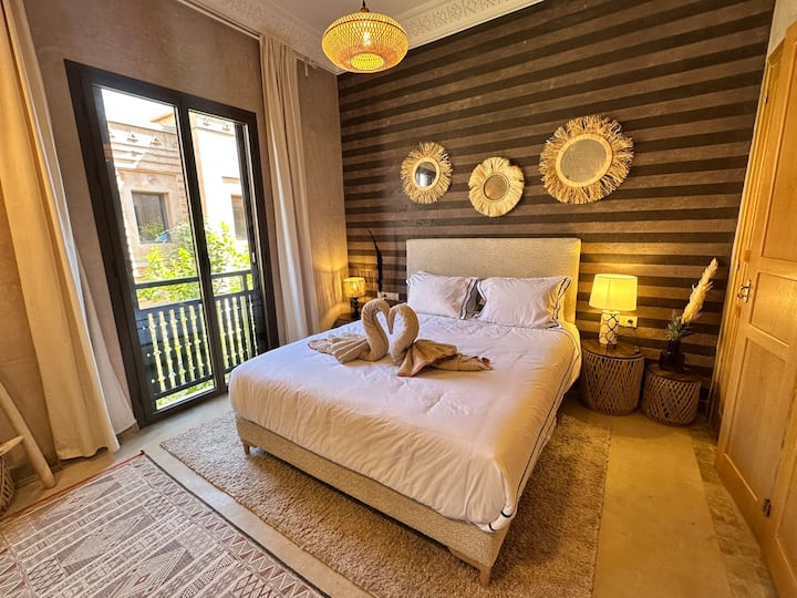 Marrakech Chic & Coloré/terrasse/piscine/golf - Maroc