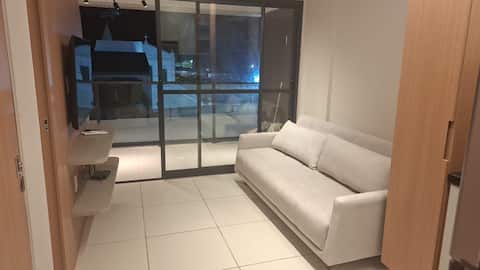 Popular Airbnb listing: Modern apartment in Barra with balcony in Barra