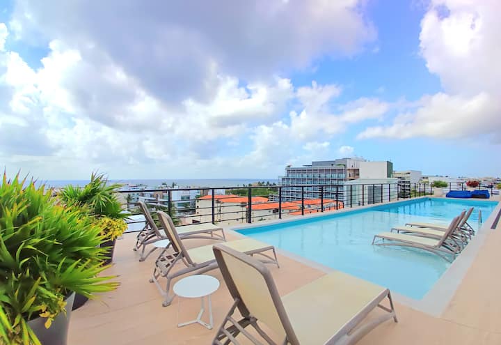 Departamento Moderno A Pasos Del Mar - Riviera Maya