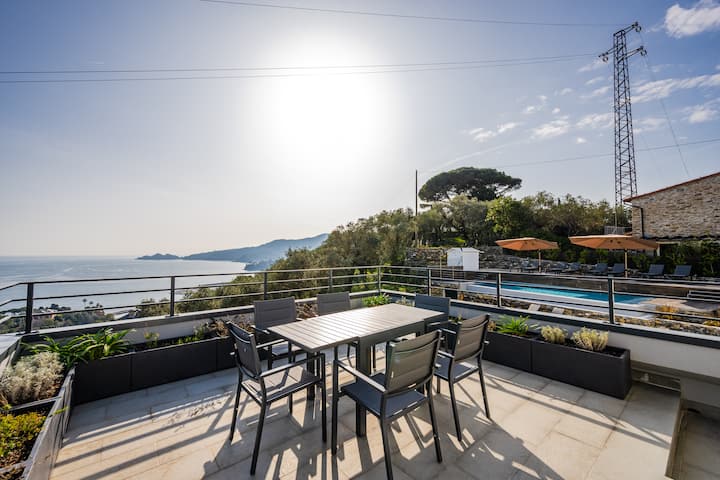 [Rapallo] Attico Vista Mare Con Terrazza E Piscina - Portofino