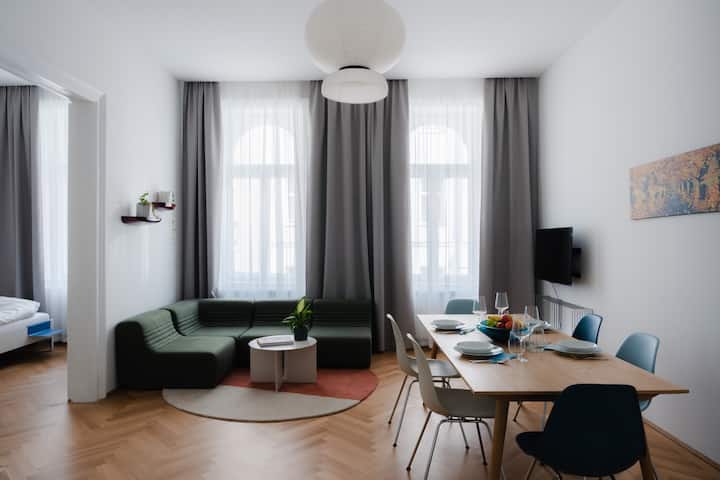 Design-wohnung Für Bis Zu 7 Gäste Nahe Prater - 빈
