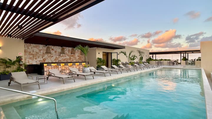 Wellness Studio  Pool  Spa  Gym  Yoga  Cowork - Riviera Maya