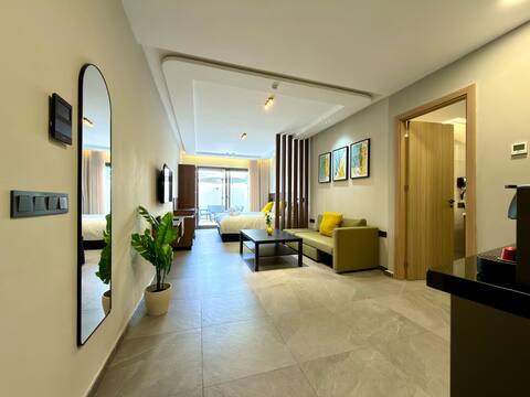 Top Airbnb: New modern studio - Terrasse Fibre 200Mb & Parking in Arrondissement D'aïn Chock مقاطعة عين الشق