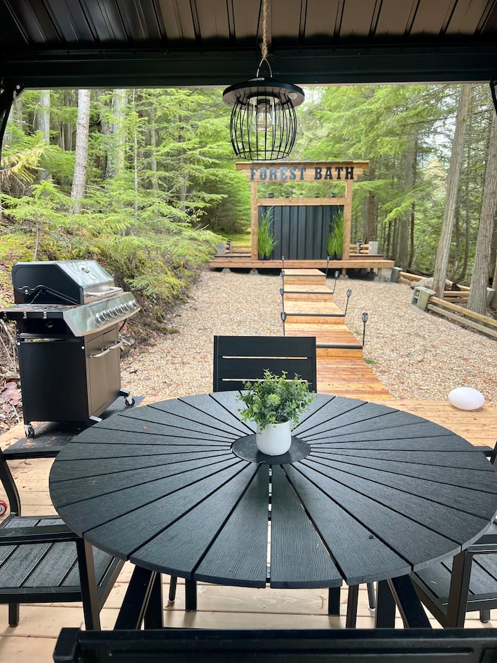 Shuswap Lakeview Dome, Forest Tubs, Seasonal Sauna - Blind Bay