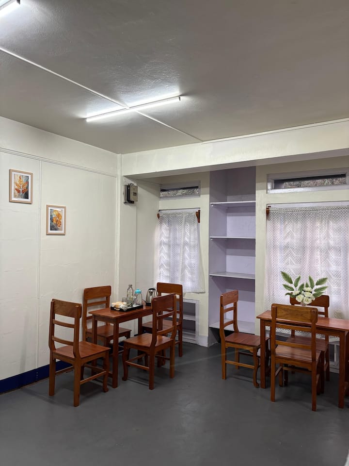 Spacious 2-bed Dorm | Workstation + Dining - Shillong