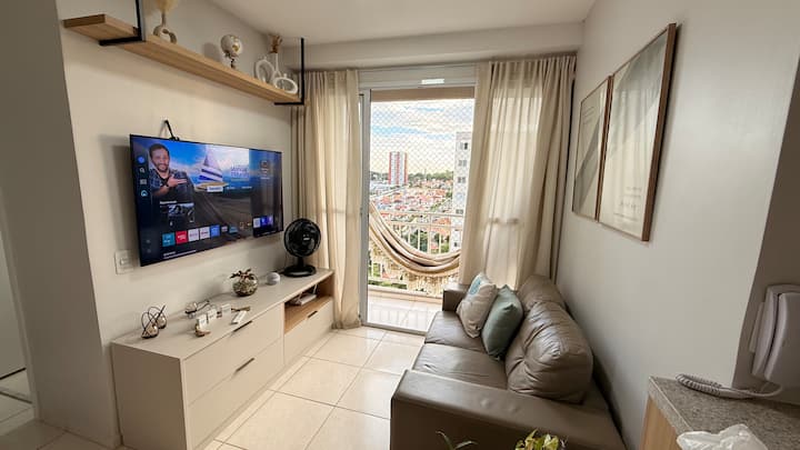 Apto Moderno E Aconchegante Com Varanda E Vista. - Manaus