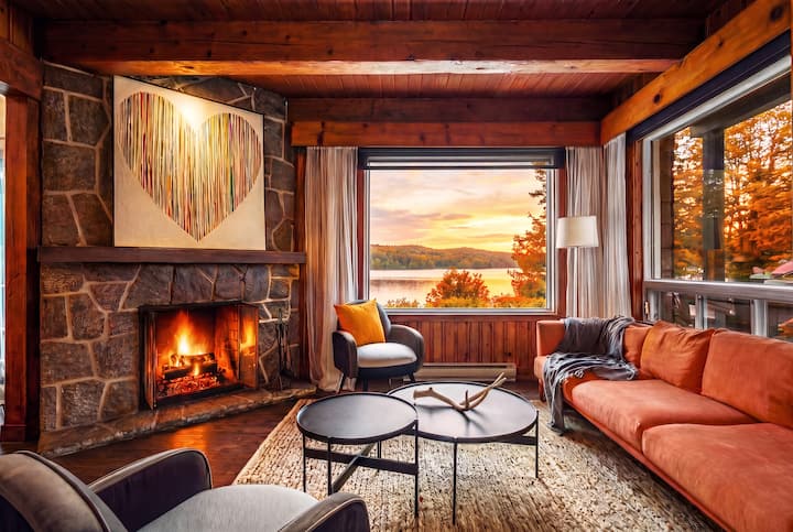 Chalet Bord Du Lac - 7 Bd/mont-tremblant/spa/lake - Mont-Tremblant
