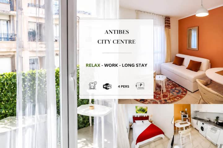 Antibes Centre · Parking Privé · Balcon · 4 Pers - Antibes