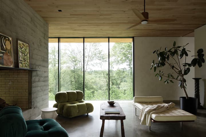 Architectural, New-build Modern Glass House - Bear Mountain, NY