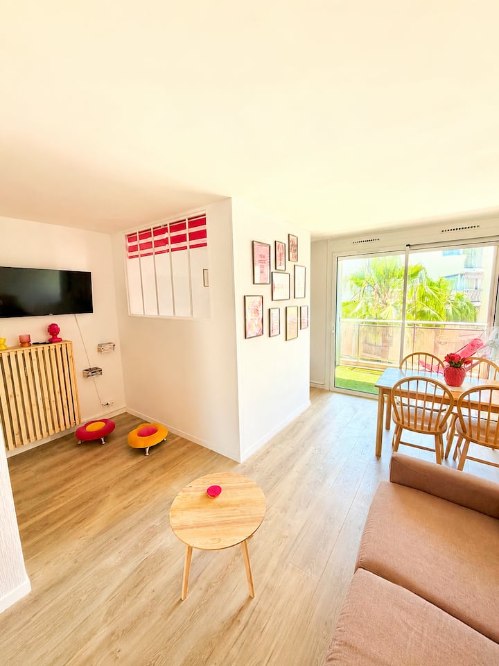 Casa Maya  Escapade Colorée à 100 M De La Plage - Saint-Laurent-du-Var
