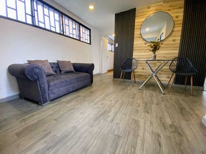 Sure Apt+kitchen+wifi+hotwater+tv+parking@laureles - コロンビー メデジン
