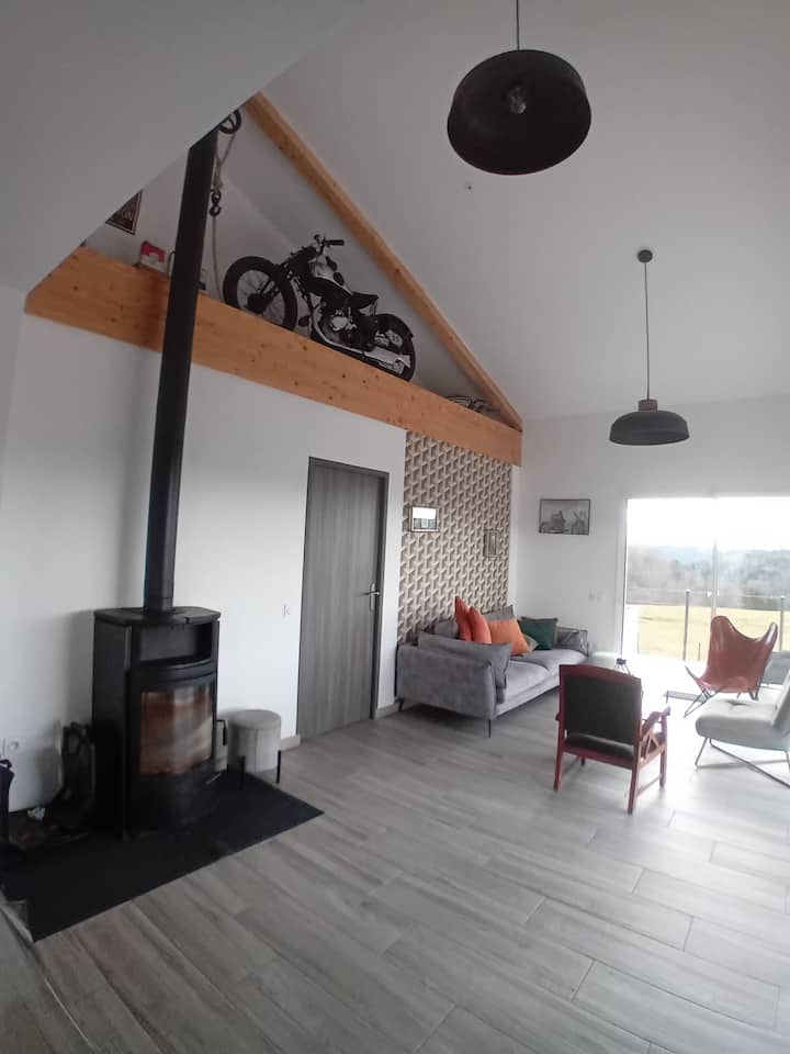 Maison Contemporaine Au Pied Des Volcans. - Monistrol-sur-Loire