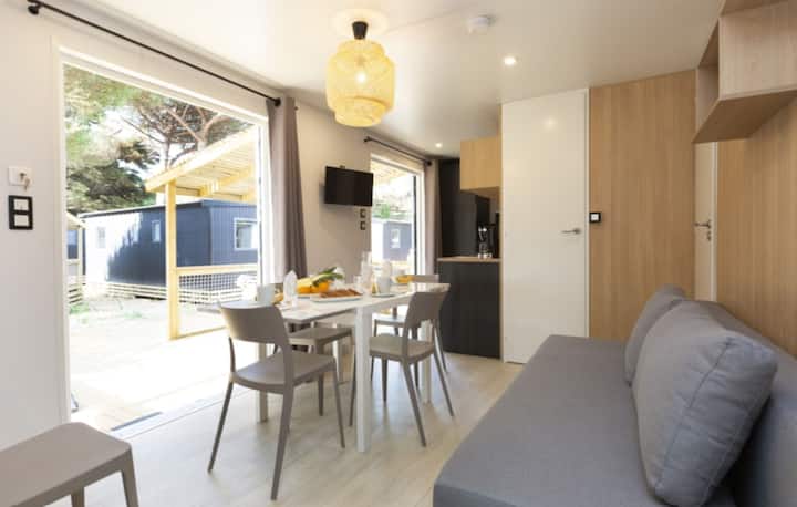 Charmant Mobilhome 6-8pers 4 ÉToiles Accès Plage - Le Bois-Plage-en-Ré