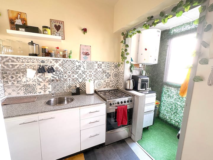 Apartamento de 1 quarto em Palermo com Wi-Fi de 300 Mb