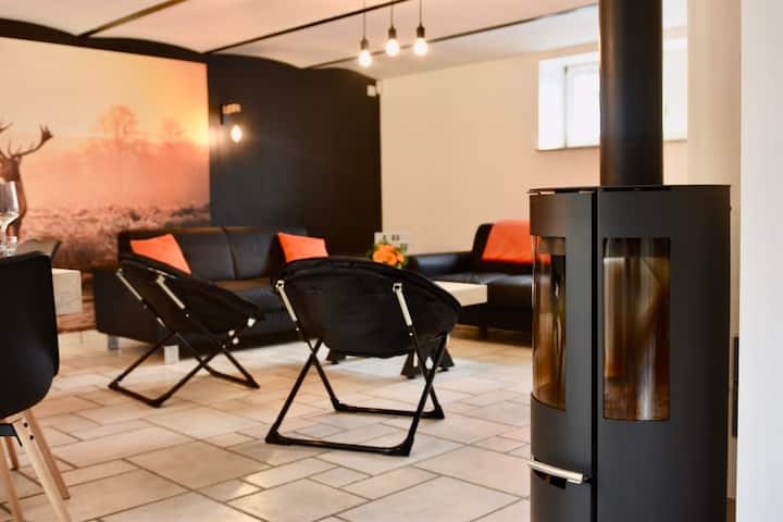 Villa 9 Personnes Ardenne- Jacuzzi, Bbq, Terrasse - Manhay