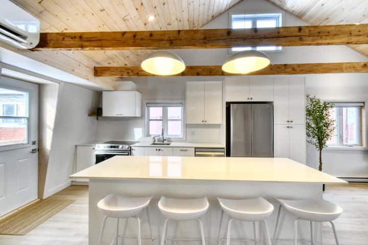Splendide Apt 2+1 Ch. Et Bur Travail En Mezzanine - 