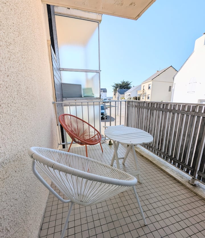 T2 Cosy Plage à 1min - Balcon & Parking - Piriac-sur-Mer