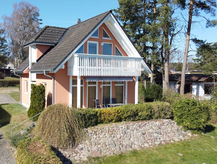 Ferienhaus Seeperle Plau/100 M Strand /Sauna/ Hund - Plau am See