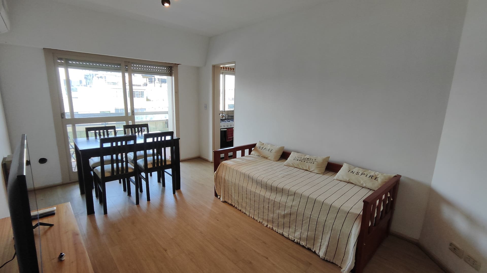 Apartamento de 1 quarto com varanda em Belgrano