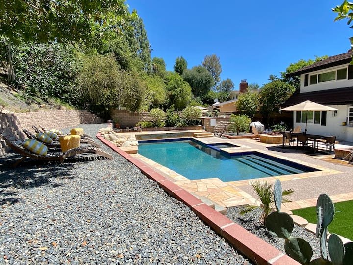 Resort-style Calabasas Home W/pool, Spa - Near La - Topanga