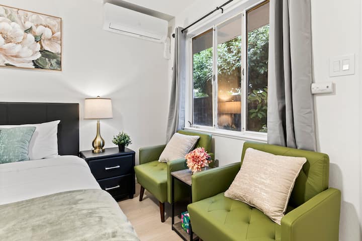 Midterm Rental Studio +Full Bath+kitchen+hvac - 서니베일