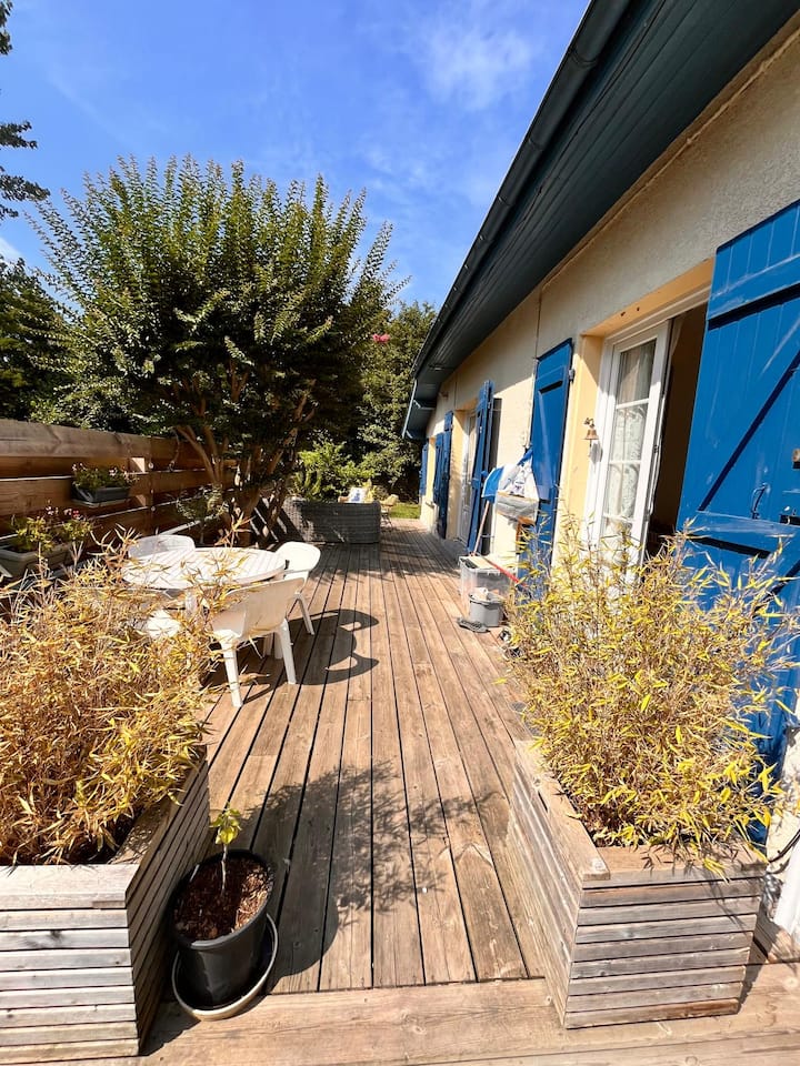 Maison Charme Climatiséejardin Plage 10 Mn Vélo - Messanges